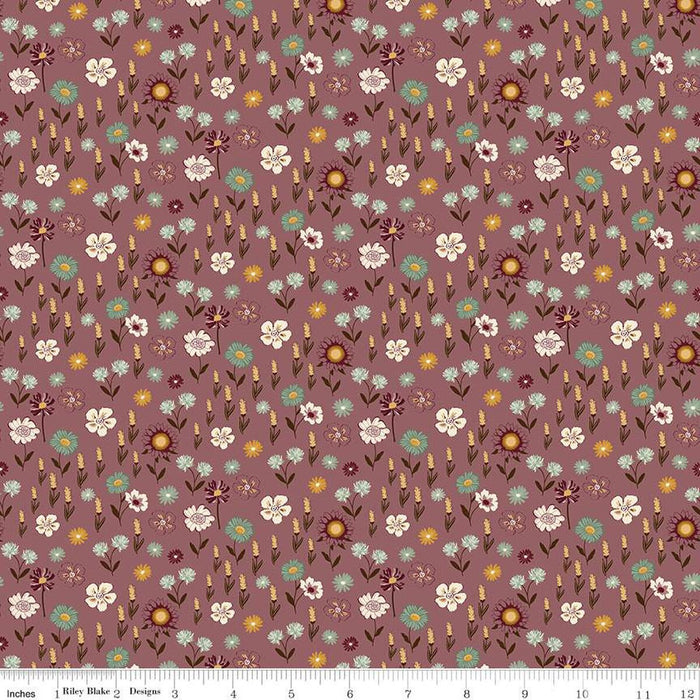 The Awe of Autumn - Floral Purple