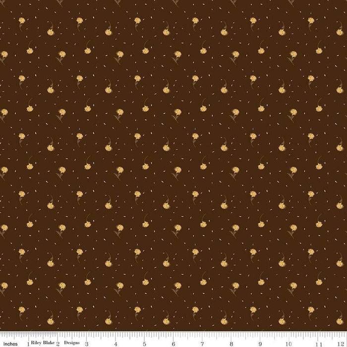 The Awe of Autumn - Flower Toss Brown