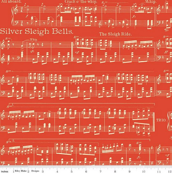Classic Christmas - Sheet Music Red