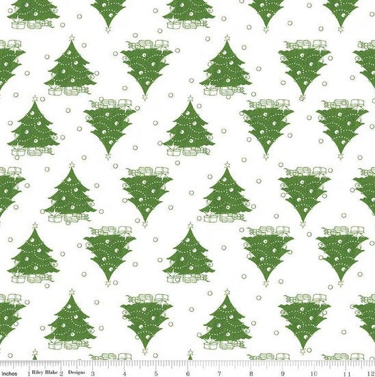 Classic Christmas - Trees White