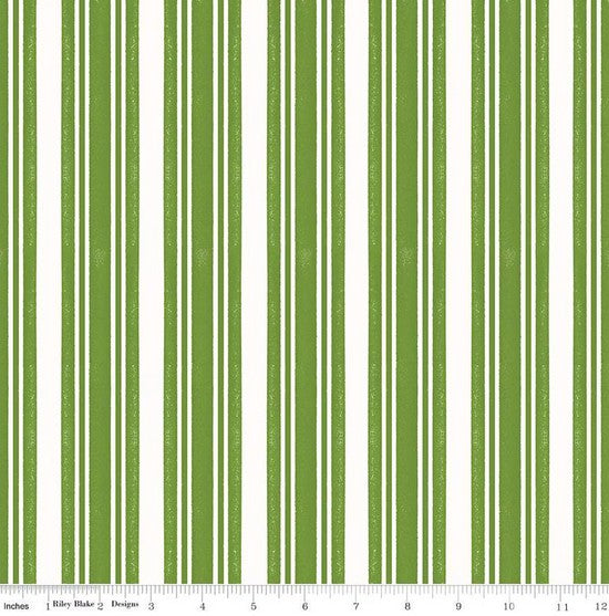 Classic Christmas - Stripe Green