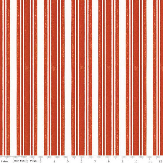 Classic Christmas - Stripe Red