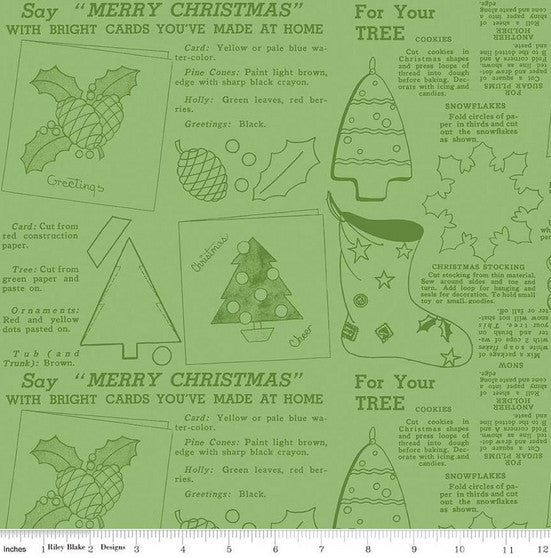 Classic Christmas - Handmade Green