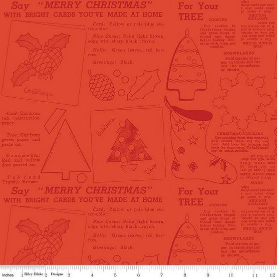 Classic Christmas - Handmade Red