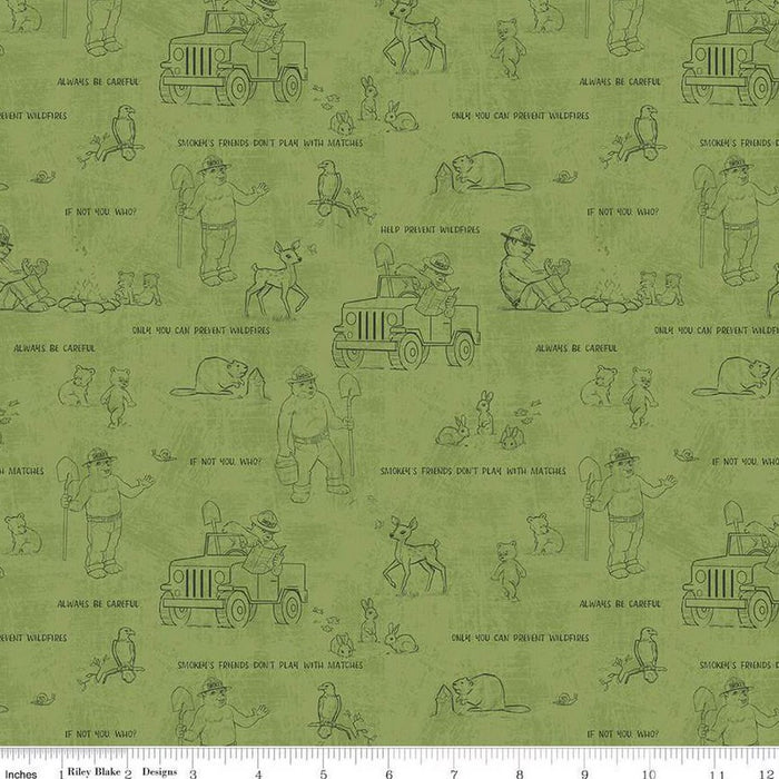 Friends of Smokey Bear - Outlines Grass