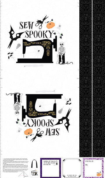 Mr. Bones Sews - Spooky Canvas Tote