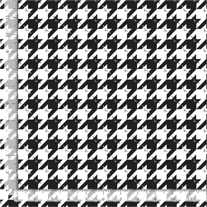 Smitten Kitten - Kitty Houndstooth Black