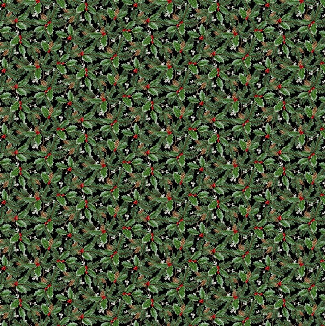 Highland Heart - Packed Holly Black