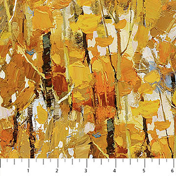 First Snow - Trees Ochre
