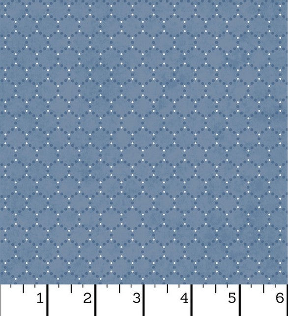 Patchwork Blue - Geometric Blue