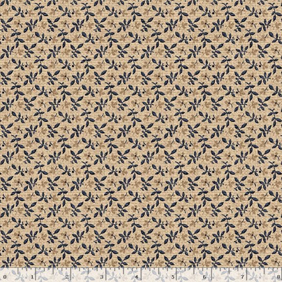 Indigo Neutrals - Tossed Leaves Tan