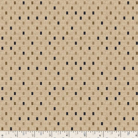 Indigo Neutrals - Mini Tile Tan