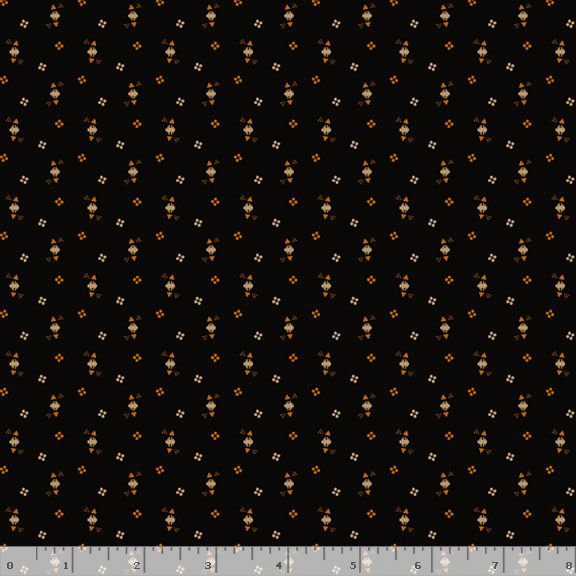 Cheddar & Coal III - Triangle Dots Black