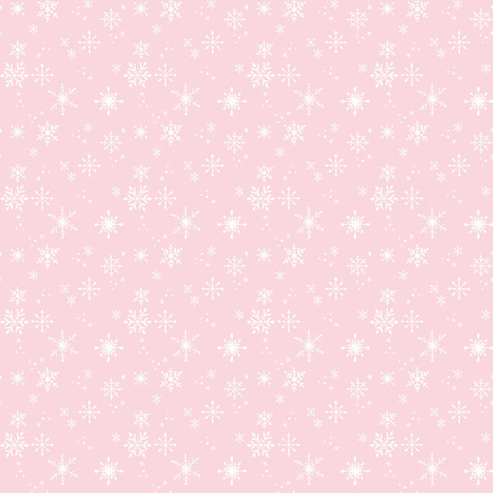 Santa Paws - Snowflakes Pink