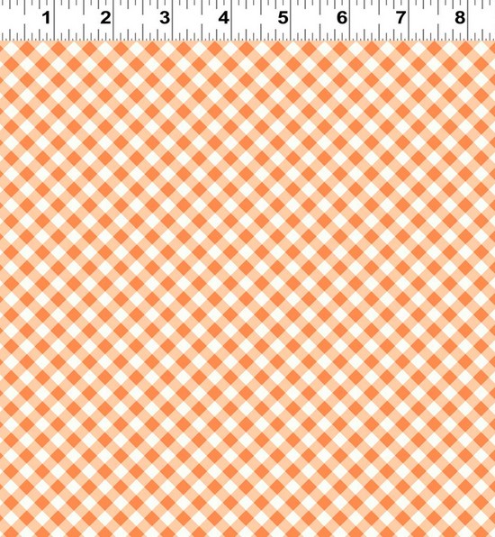 The Secret Life of Squirrels III - Plaid Orange