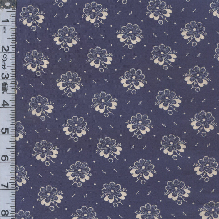 Indigo Cheddar II - Picotage Floral Indigo