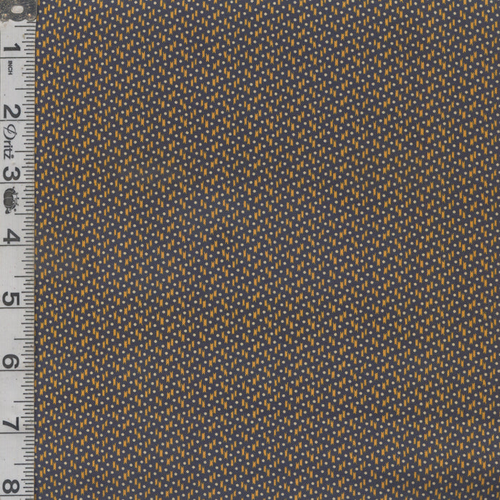Indigo Cheddar II - Ikat Dot Indigo
