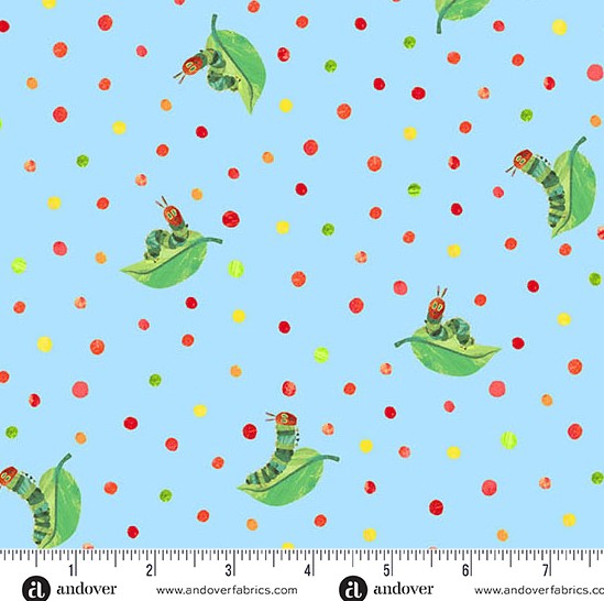 The Very Hungry Caterpillar - Snack Time Leafing Around Powder Blue