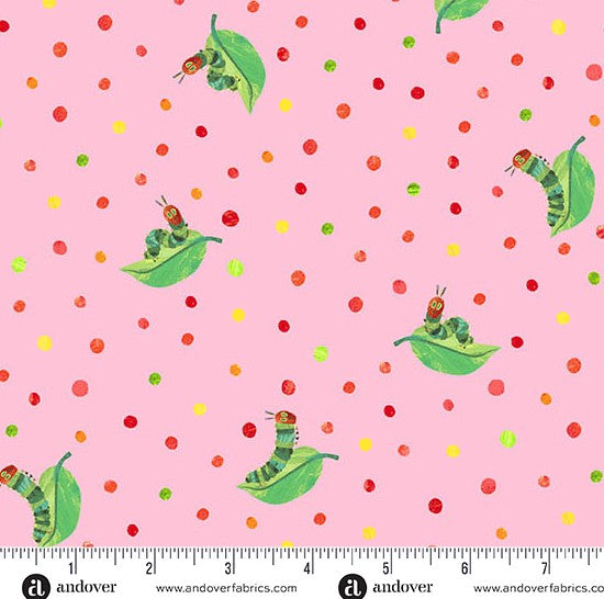 The Very Hungry Caterpillar - Snack Time Leafing Around Pink Cherry