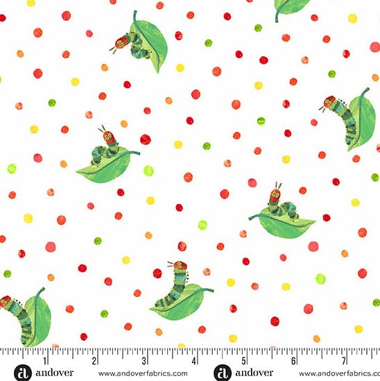 The Very Hungry Caterpillar - Snack Time Leafing Around White