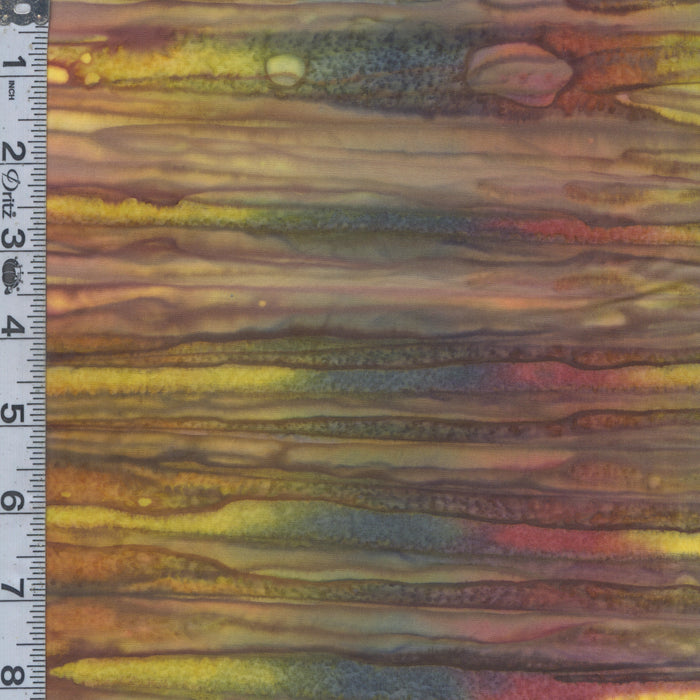 A Splash of Color Batiks - Dull Rainbow