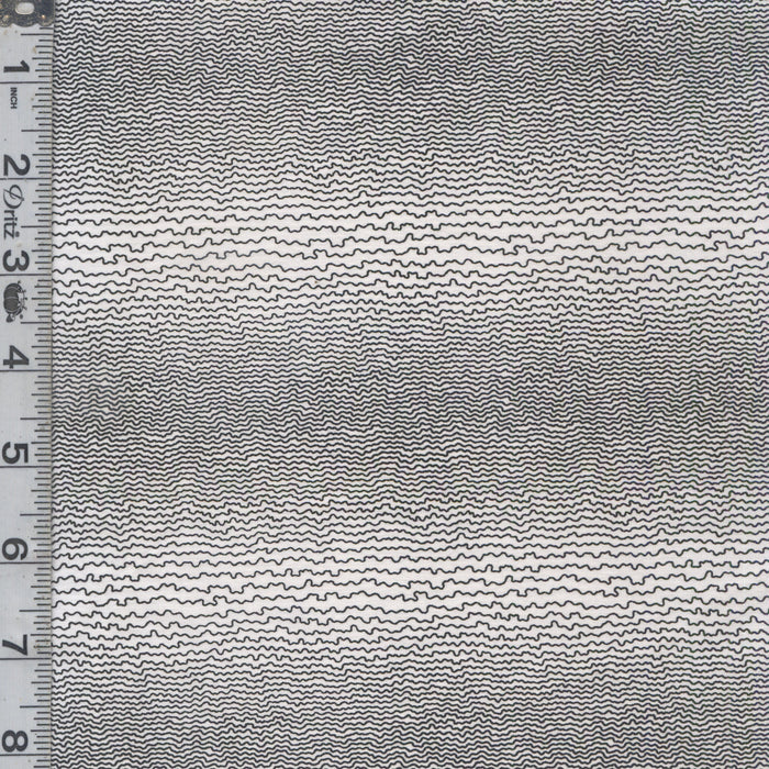 Century Black on White - Small Waves