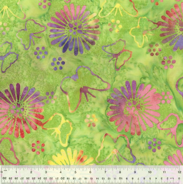 Confetti Batiks - Butterflies Grass