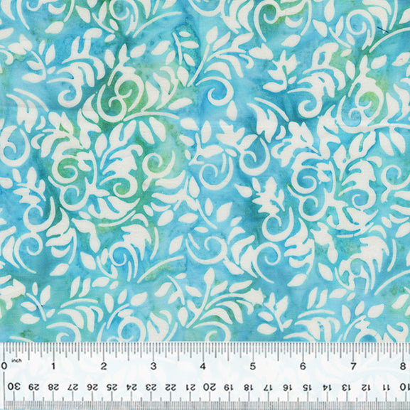Fantasia Batiks - Vines Robin Egg