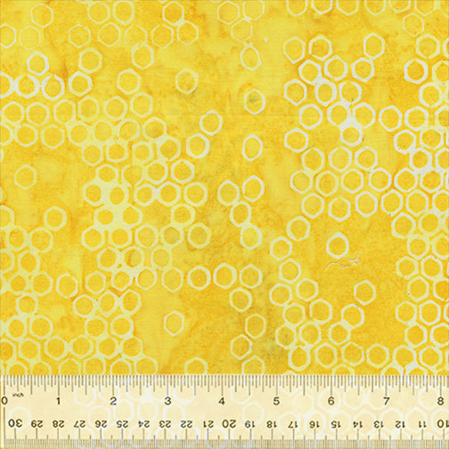Whats the Buzz Batiks - Honeycomb Yellow