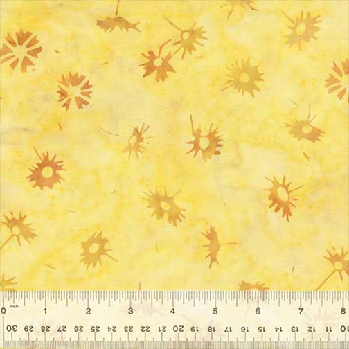 Whats the Buzz Batiks - Daisies Yellow