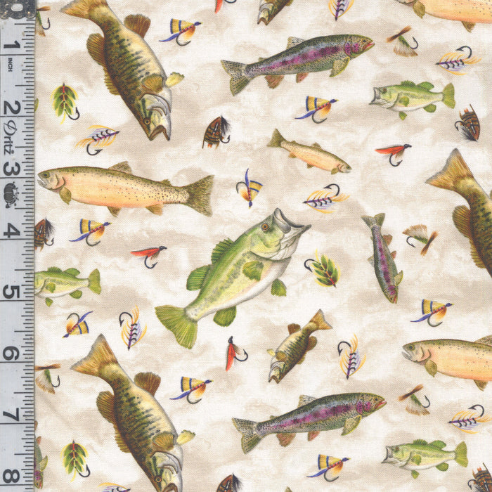 Fishful Thinking - Catch of the Day Off White