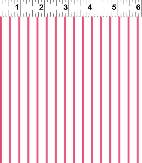 Flourish - Stripe Raspberry