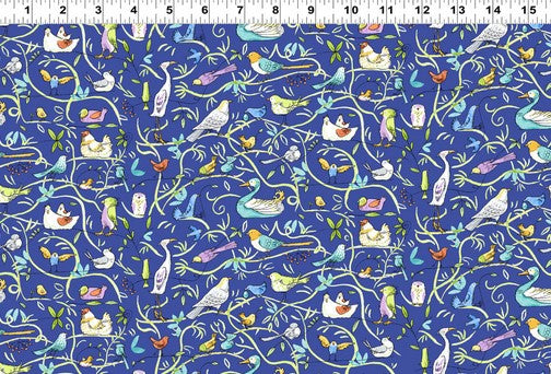 What Friends Are For - Birds Royal Blue