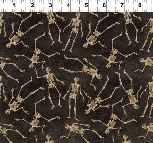 Gothic Halloween - Skeletons Black