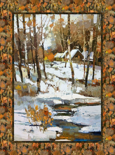 First Snow - Cabin Panel