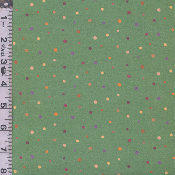 Whose Nose & Toes - Pin Dots Sage