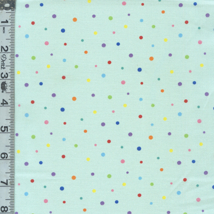 Whose Nose & Toes - Pin Dots Teal