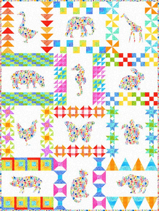 Floral Menagerie Block of the Month Pattern