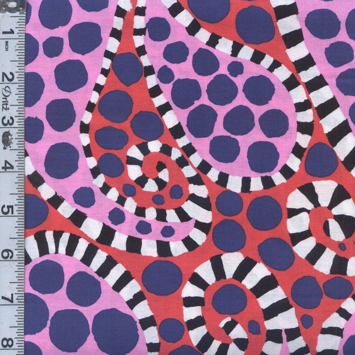 Kaffe Fassett August 2023 - Paisley Dot Black/White