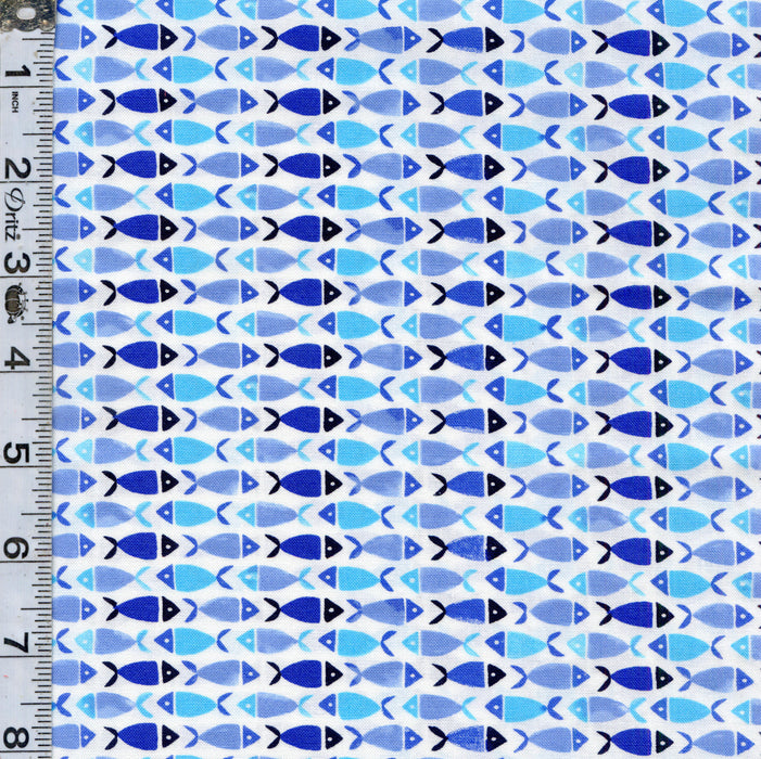 Polar Seas - Fish School White