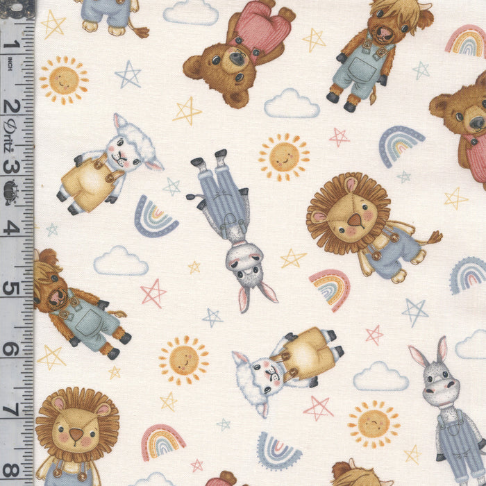 Boho Buddies - Baby Animals White