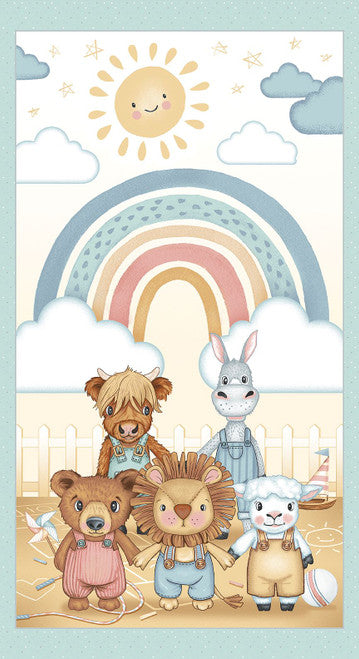 Boho Buddies - Rainbow Panel