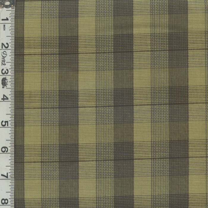 The Mountains Are Calling - Window Pane Plaid Green