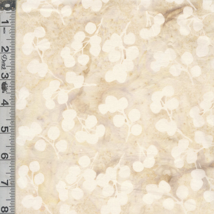 Breeze Batiks - Geo Leaves Papyrus