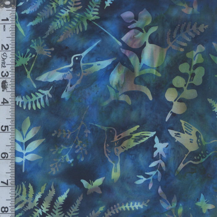 Follow The Rainbow Batiks - Hummingbird Teal