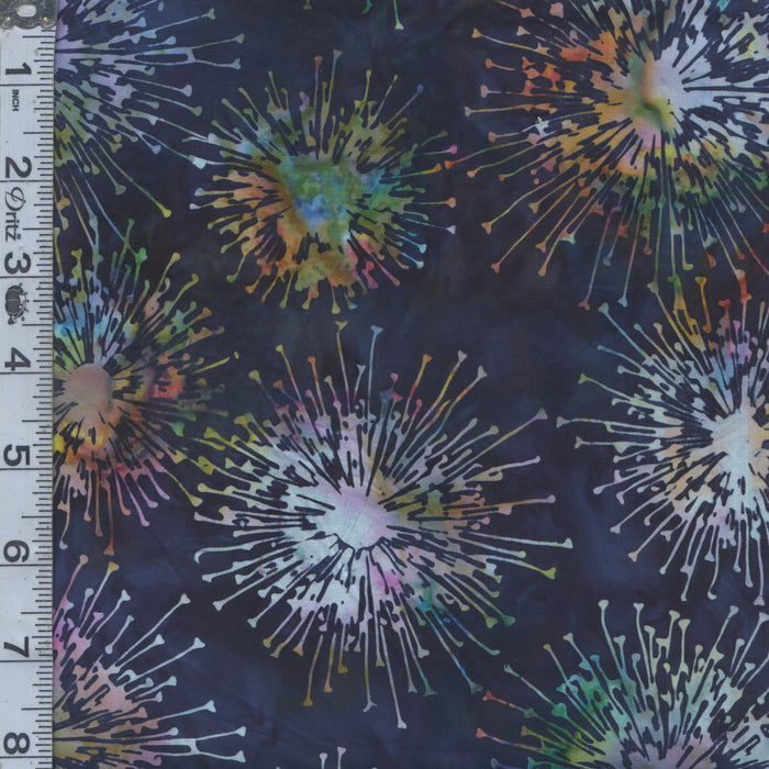 Follow The Rainbow Batiks - Fireworks Sapphire