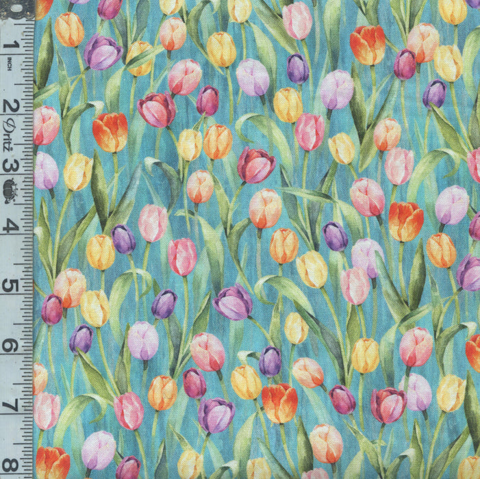 Easter Wonder - Tulips Teal