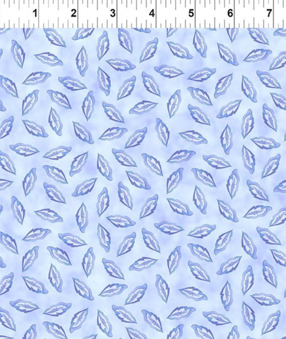 Daydreams - Tonal Leaves Blue