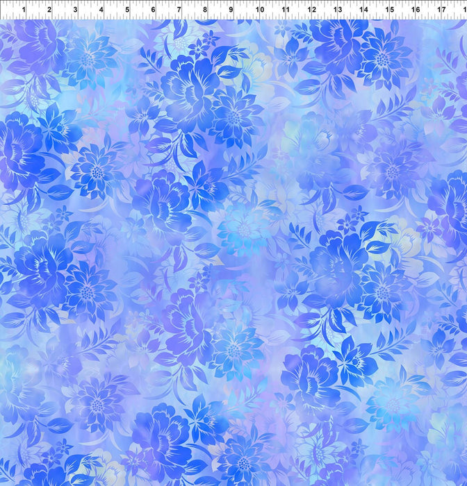 Garden of Dreams II - Floral Dream Blue