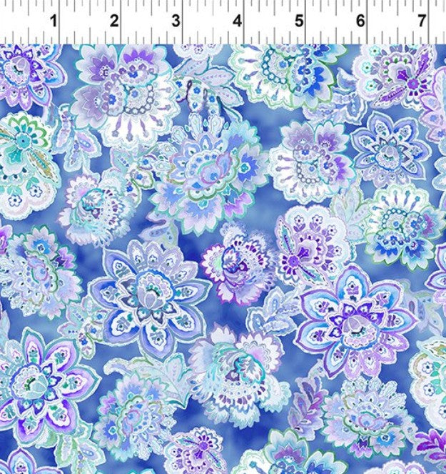 Daydreams - Small Floral Blue